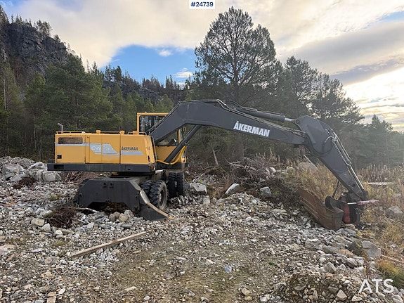 1992 Åkerman EW230 hjulgraver m/ to skuffer og rototilt 2 of 30