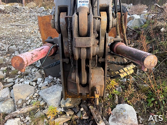 1992 Åkerman EW230 hjulgraver m/ to skuffer og rototilt 11 of 30