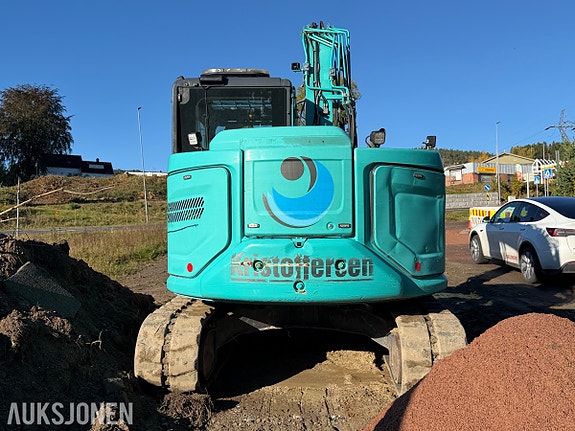 Kobelco SK75SR-7 Gravemaskin med 2 skuffer - Engcon tiltrotator 7 of 30