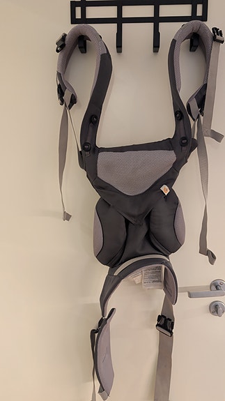 Ergobaby 360 Cool Air bæresele grå/svart