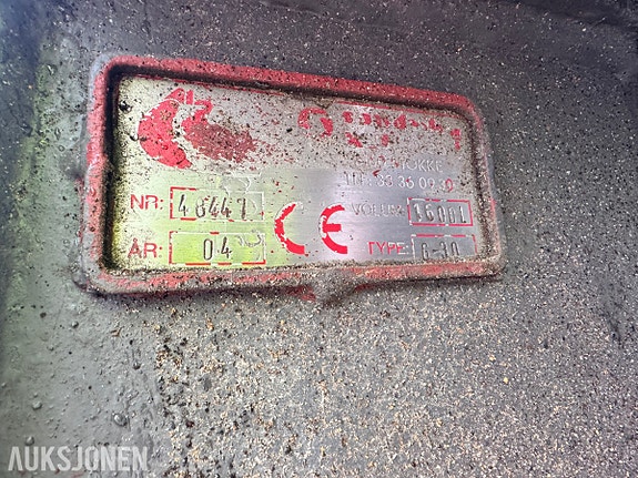 Andre Sandvik - Kladnes Hydraulisk Pusskuffe - 1600 liter - S90 feste 13 of 13