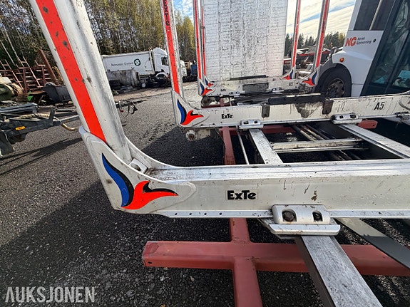 Andre Tømmerpåbygg til lastebil - Fire par ExTe A5 stakekarmer - Alucar frontgavl i aluminium - Lengde 5,9 14 of 30