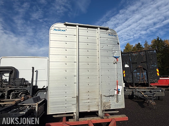 Andre Tømmerpåbygg til lastebil - Fire par ExTe A5 stakekarmer - Alucar frontgavl i aluminium - Lengde 5,9 25 of 30