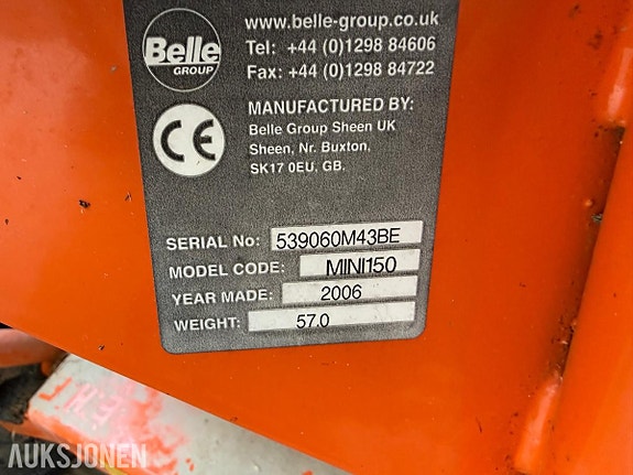 Andre Altrad Belle minimix 150 betongblander 90L 6 of 6
