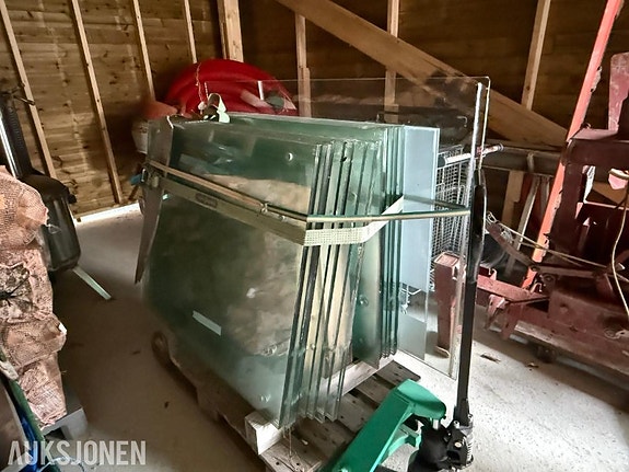 Palle med 25 stk veranda-glass