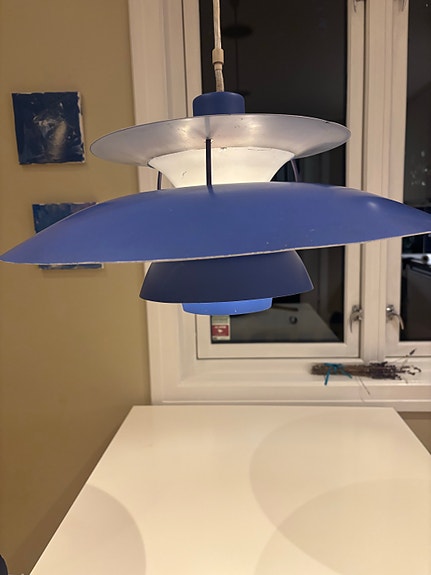 Blå PH lampe