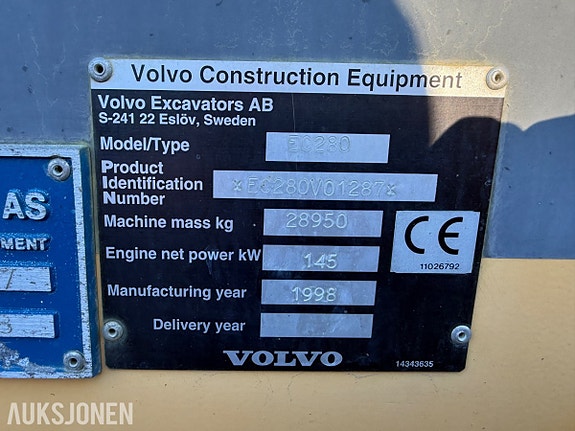 Volvo EC280 26 of 26