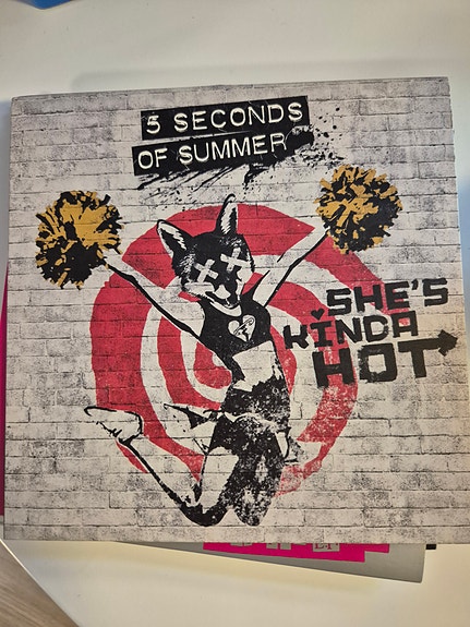 5 Seconds Of Summer – She’s Kinda Hot vinyl singel rød