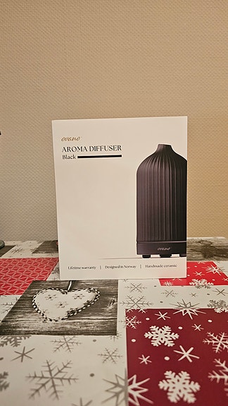 Aroma diffuser svart keramisk