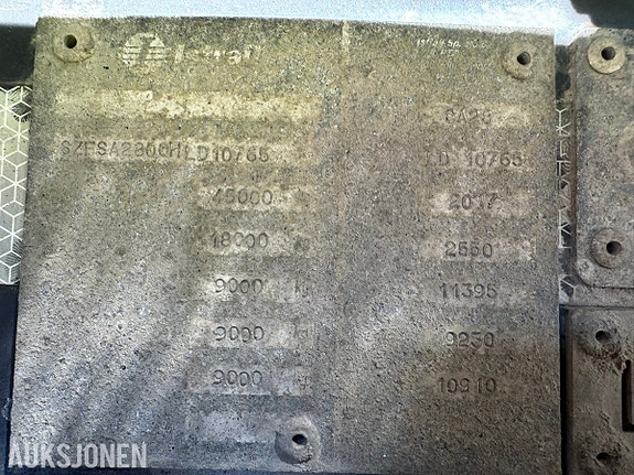 Istrail 3-akslet tippsemi, 34 900 kg nyttelast, EU-godkjent til 09/2027 17 of 17
