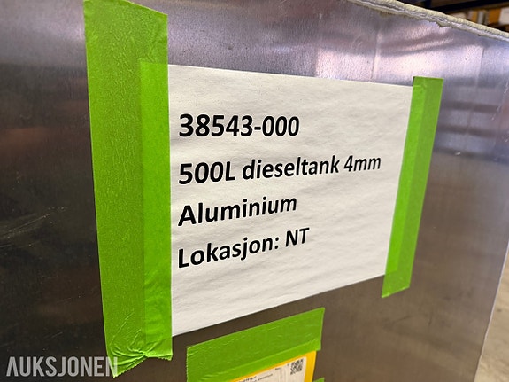 Mercedes-Benz Dieseltank 500 ltr - aluminium - 4mm – ubrukt 6 of 8