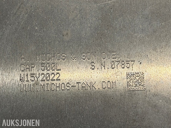 Mercedes-Benz Dieseltank 500 ltr - aluminium - 4mm – ubrukt 8 of 8