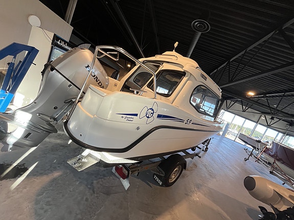 Fin TG 5,9  med Honda BF 80 og Tysse båthenger selges for kunde 4 of 19