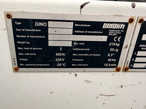 Dino 180XTB II 3 of 30