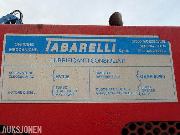 Andre Tabarelli S5000 - Hydraulisk skrapjernspresse på krokramme 25 of 28