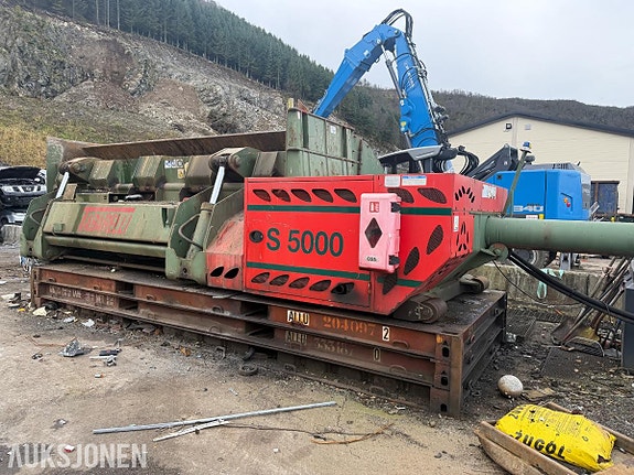 Andre Tabarelli S5000 - Hydraulisk skrapjernspresse på krokramme 3 of 28