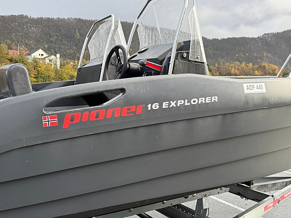 Pioner 16 Explorer YAMAHA 60HK / BAYSTAR / PUTESETT / KUN 40 TIMER! 3 of 17