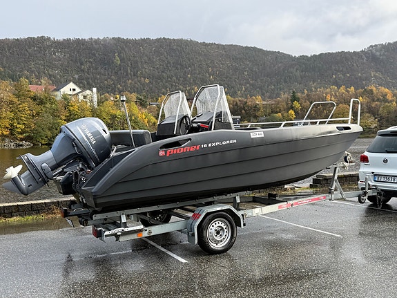 Pioner 16 Explorer YAMAHA 60HK / BAYSTAR / PUTESETT / KUN 40 TIMER! 2 of 17