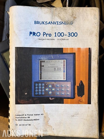 Andre Tamtron PRO Pro 100-300 hjullastervekt med Epson printer 3 of 17