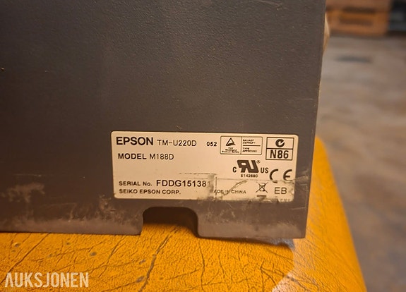 Andre Tamtron PRO Pro 100-300 hjullastervekt med Epson printer 15 of 17