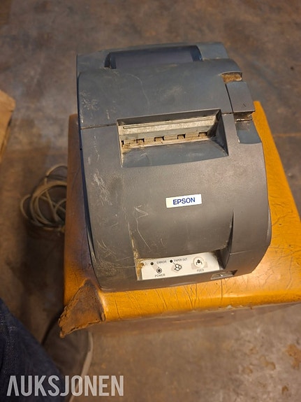 Andre Tamtron PRO Pro 100-300 hjullastervekt med Epson printer 16 of 17
