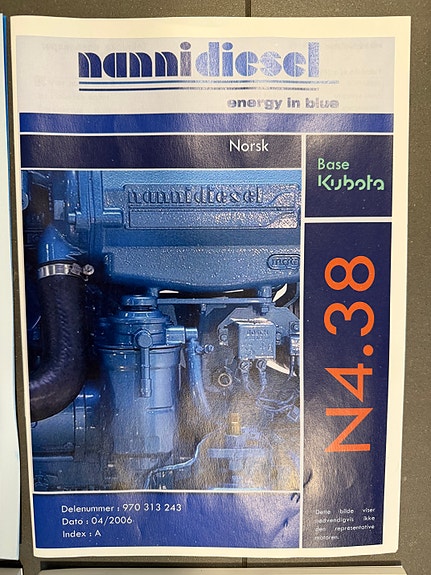 Nogva Nanni N34.38 med hydraulisk Twin Disc Gear TM345 med Slureventil 15 of 22