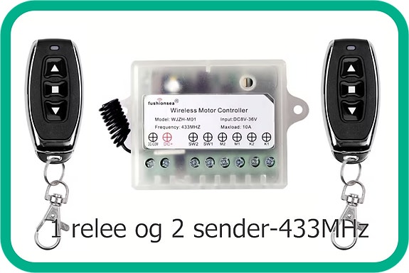 1 STK. MOTTAKER FOR MOTORSTYRING FFW OG REW 2 FJERNKONTROLLER