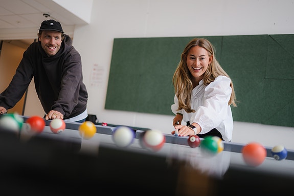 I flere av studentboligene våre har vi fellesarealer som beboerene våre kan benytte seg av.