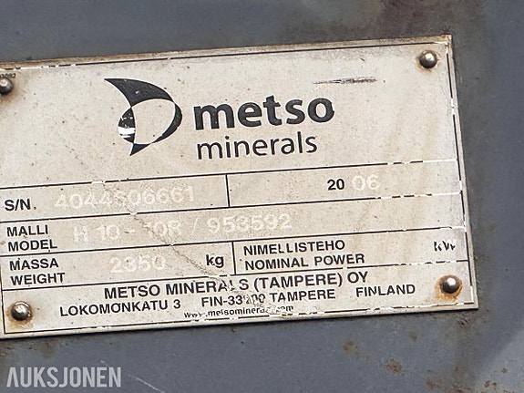 Metso Lokotrack LT105 knuseverk 18 of 30