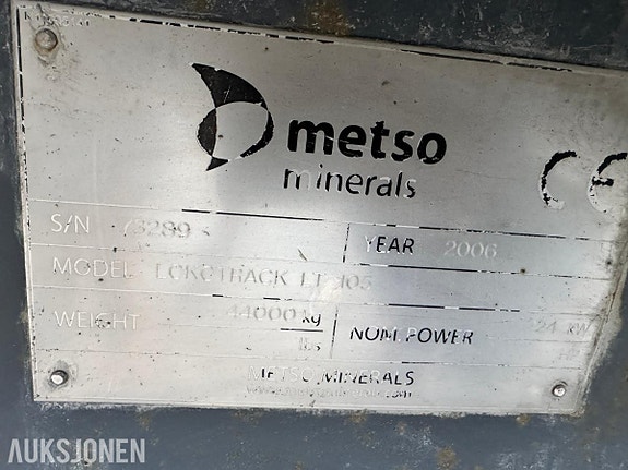 Metso Lokotrack LT105 knuseverk 13 of 30