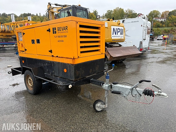 Andre 40 kVA dieselaggregat på tilhenger 7 of 26