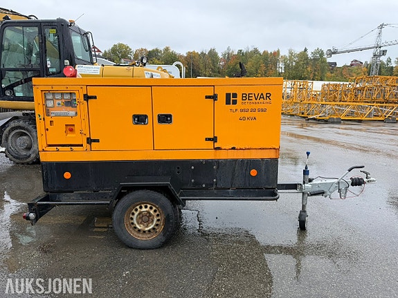 Andre 40 kVA dieselaggregat på tilhenger 6 of 26