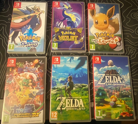 Nintendo Switch spillpakke Pokémon og Zelda