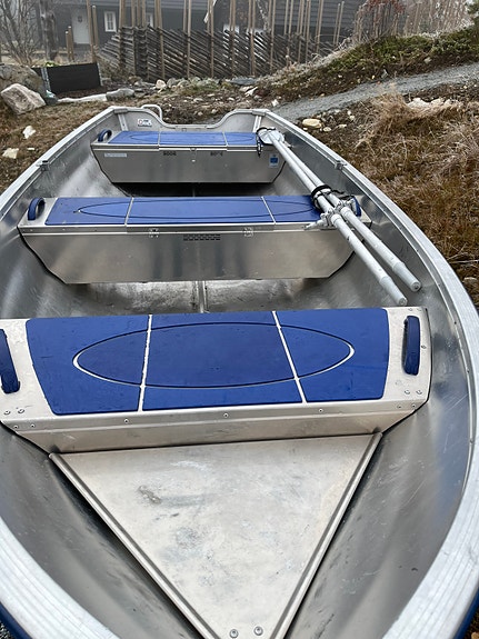 Linder Fishing 440 med motor og henger selges 5 of 12