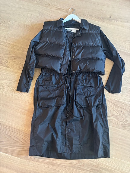 Regnjakke med avtagbar vest