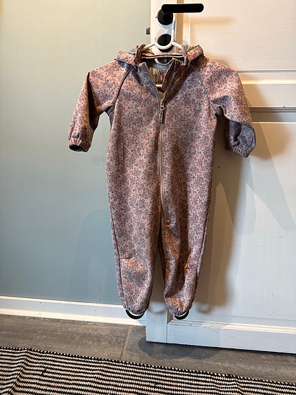 Str 86 Wheat parkdress høstdress vårdress blomstermønster rosa jente