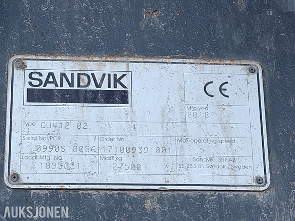 Sandvik UJ440i Classic mobil kjeftknuser– radiostyring 17 of 30