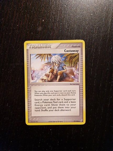 Castaway 72/100 - EX Crystal Guardians