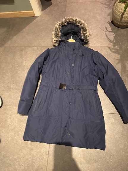 The North Face dunparkas dame M blå