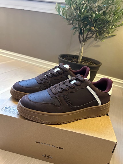 Ubrukte Call it spring burgunder herresneakers str 41