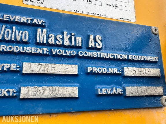 Volvo L70 F 12 of 30