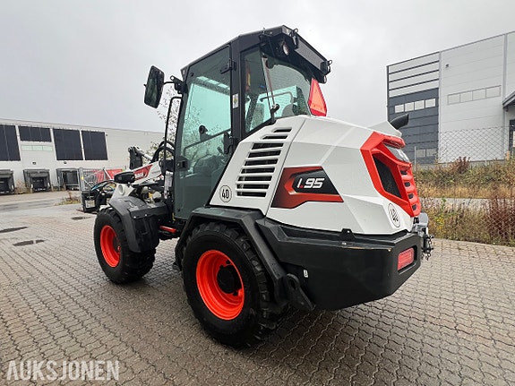 Bobcat L95 hydrauliske gaffler, lite timer! 3 of 30