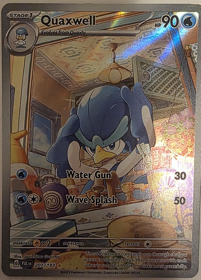 Pokemon Quaxwell Paldea Evolved PAL 207/193
