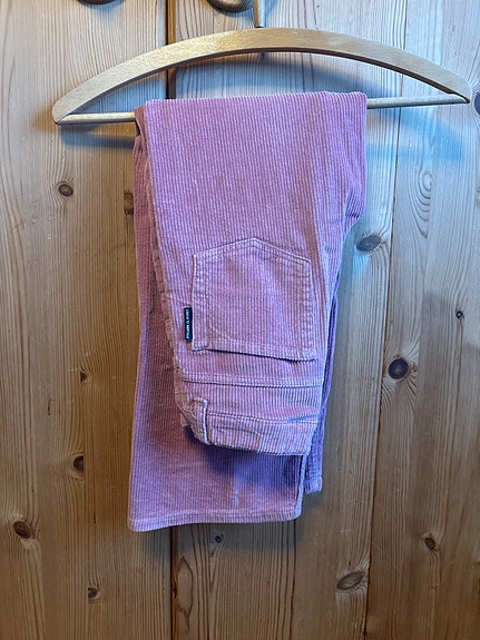 Polarn O. Pyret cordfløyelsbukse jente str 134 rosa