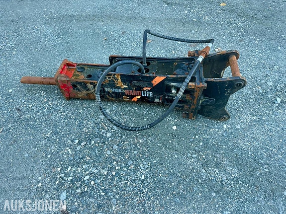 Hardlife RWB53 hydraulisk pigghammer 2-4 tonn 6 of 10