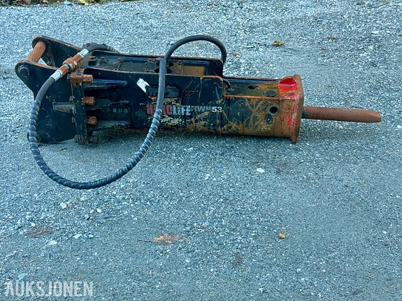 Hardlife RWB53 hydraulisk pigghammer 2-4 tonn 5 of 10