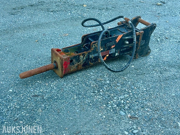 Hardlife RWB53 hydraulisk pigghammer 2-4 tonn 2 of 10