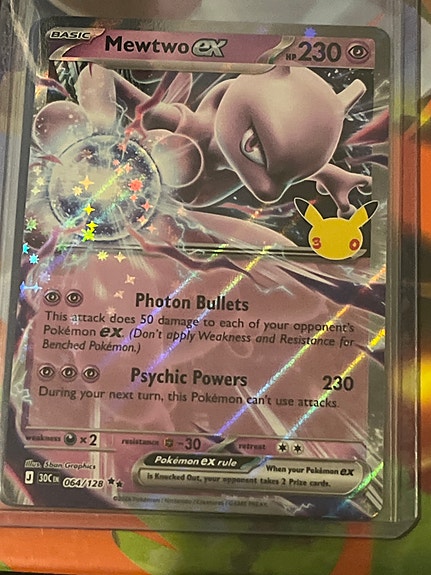 Mewtwo ex 30C 064/128 & Mewtwo 30C063/128