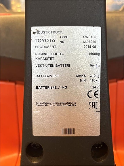 Toyota SWE160 4 of 4