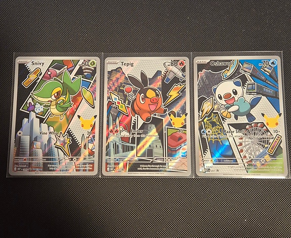 First Partner - Series 2 - GEN 5 - Snivy, Tepig og Oshawott